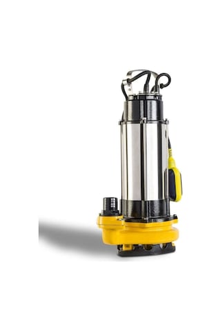 Wqsd15-10-1.1c-tf 1.5 Hp 380v 12mt Kablolu Kirli Atık Temiz Su Açık Fanlı Dalgıç Drenaj Pompası