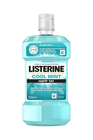 Cool Mint, Günlük Ağız Bakım Ürünü, Hafif Tat, Sıfır Alkol, Nane Aromalı, 250ml
