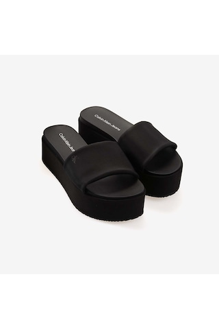 Calvin Klein Kadın Dolgu Topuk Terlik Yw0yw01791 Siyah