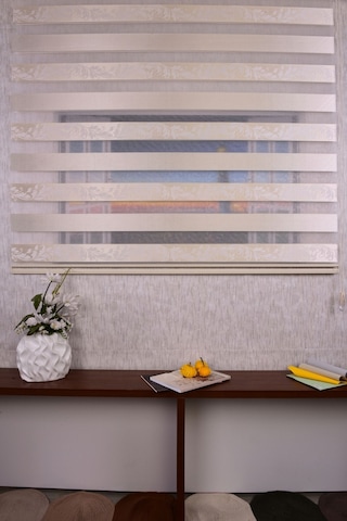 Krem Kendinden Desenli Etek Dilimsiz Ds 954-v1 Zebra Stor Güneşlik Perde