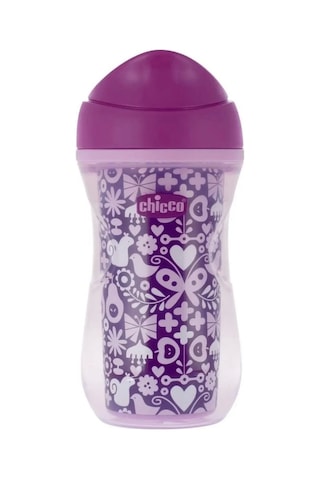 Chicco Isı Yalıtımlı Active Bardak 14 Ay+ 266 Ml - Purple Çok Renkli