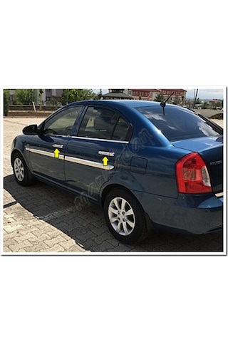 Hyundai Accent Era Krom Kapı Kolu 4 Kapı Paslanmaz Çelik N11.905