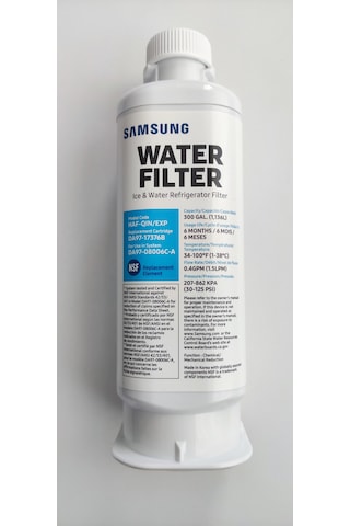 Samsung Uyumlu Buzdolabı Su Sebil Fitresi Haf-qın/exp