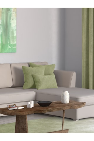 Br Perle Home Daily Series Ada Çayı Rengi Kırlent Yastık Kılıfı Adaçayı