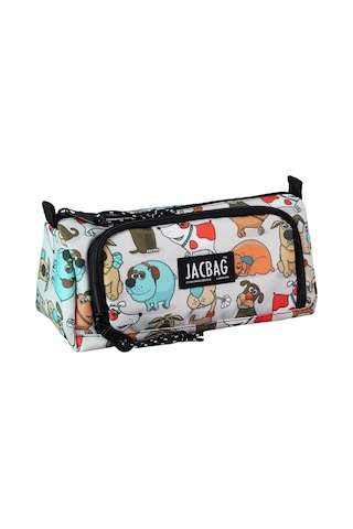 Jacbag Prıme Xl-lastik Ayraçlı İki Bölmeli Kalem Kutusu Neşeli Patiler Genel