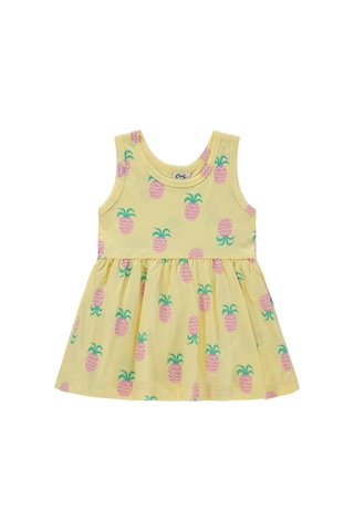 Civil Baby Ananas Empirme 6-18 Ay Elbise - Sarı