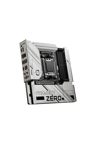 MSI B650M Project Zero AMD B650 7600 MHz (OC) DDR5 Soket AM5 mATX Anakart