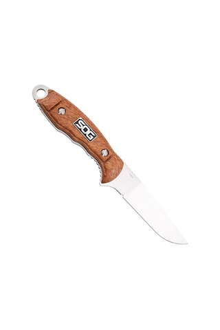 Sog Ht022l Huntspoint Ahşap Saplı Avcı Kamp Bıçağı Kahverengi