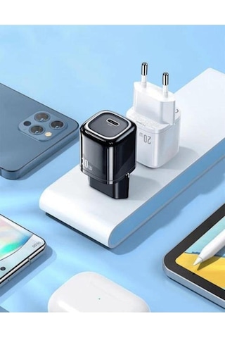 Ch-8291 20w Pd Hızlı Mini Şarj Cihazı Siyah