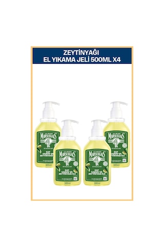 Le Petit Marseillais Saf Sıvı Sabun Zeytinyağı 4 x 300 ML
