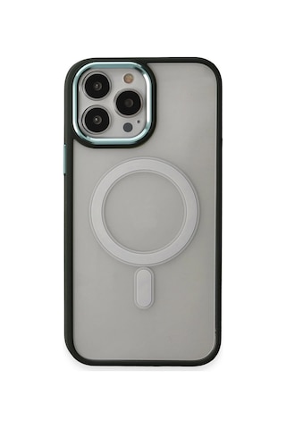 Newface - 128 - iPhone Uyumlu 15 Pro Max Kılıf Room Magneticsafe Silikon - - Csmo-tex - Köknar Yeşili