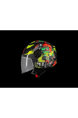 Kask Mt Çocuk Lıte Dino A1 Mat Siyah Siyah