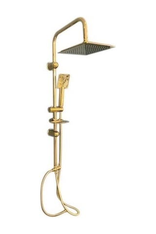 Moonshop Gold Duş Sistemi Altın Rengi Tepe Duş Takımı Diğer
