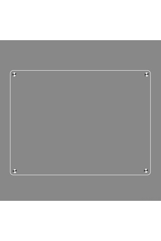 Mufunye Buzdolabı İçin 40x30cm Akrilik Manyetik Takvim - Kuru Silme, Kaliteli Materyal, Kolay Kurulum, Planlama Ve Hatırlatmalar İçin Dy1077 Siyah