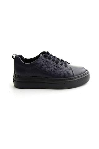 Bambi Lacivert Floter Hakiki Deri Erkek Sneaker E01089009540