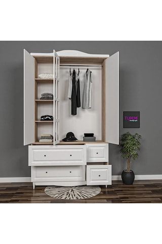 Towel Modern Gardrop Mdf Sis Gri