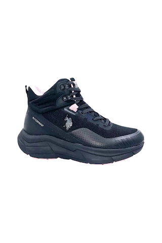 U.s. Polo Assn. Gerrard Hi Wmn 4pr Kadın Siyah-pembe Waterproof Bot Siyah