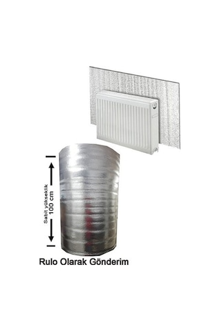 10 Metre 10 Mm Alüminyum Folyolu Kalorifer, Radyatör Petek Arkası