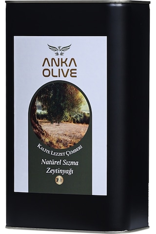 Anka Olive Erken Hasat Soğuk Sıkım Siyah Teneke 3 L