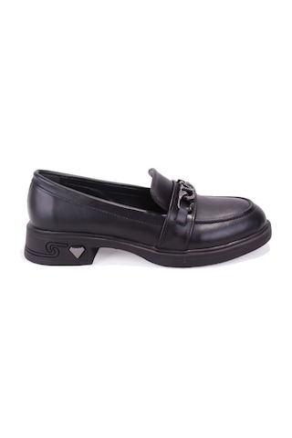 Dagoster Dza07-1270302 Siyah Günlük Loafer Kadın Ayakkabı Siyah