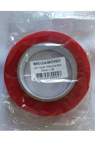Megabond Çift Taraflı Bant Şeffaf 20mmx5 Metre