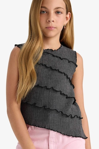 Defacto Kız Çocuk Bürümcük Kolsuz Bluz G0167a825hsar30 Antrasit