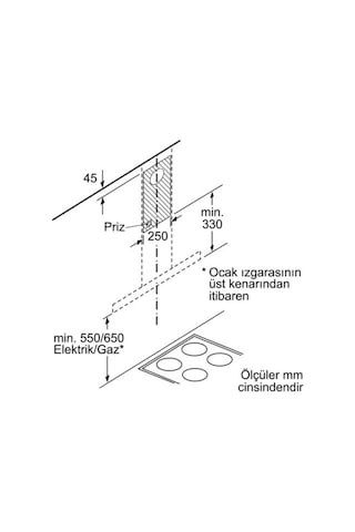 Siemens LC77BHM50 Duvar Tipi 75 CM Davlumbaz