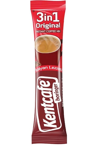 Kentcafe Boringer 3'ü 1 Arada Hazır Kahve 18 G X 48 Adet Granül