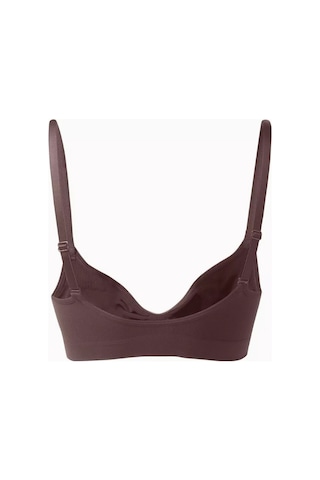 Skims Seamless Sculpt Bralette, Dikişsiz Şekillendirici Bralette, Konforlu Ve Esnek Destek Kahverengi