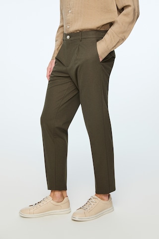 Morven Erkek Yeşil Poliviskon Trend Düz Slim Fit Pantolon 26ms003030700 Yeşil