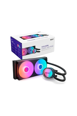 Nzxt Kraken Core 240 Rgb Rl-kr24c-b1 Siyah İşlemci Sıvı Soğutucu Azaz3nzx0038