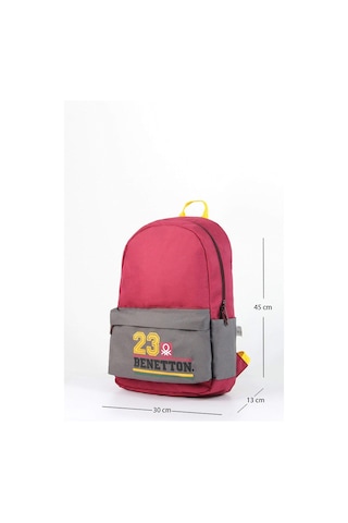 United Colors of Benetton Sırt Çantası 76014 Kırmızı