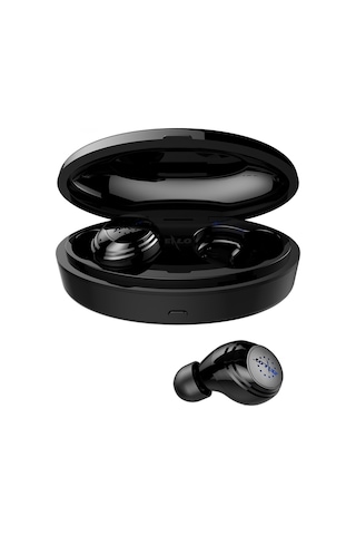 Zealot H19 Tws Bluetooth 5.0 Manyetik Şarj Kutusu İle Dokunmatik Kablosuz Bluetooth Kulaklık, Hd Arama Ve Bluetooth Otomatik Bağlantı Desteği Siyah