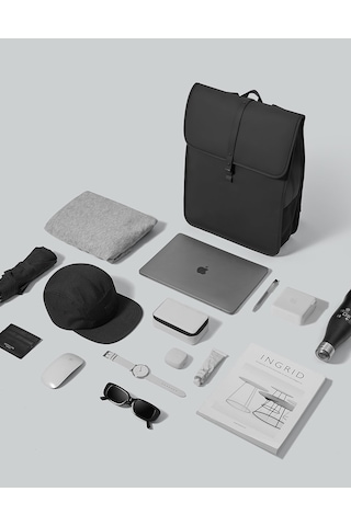 Gaston Luga Dash Laptop Bölmeli Sırt Çantası - 16 İnch Siyah Siyah