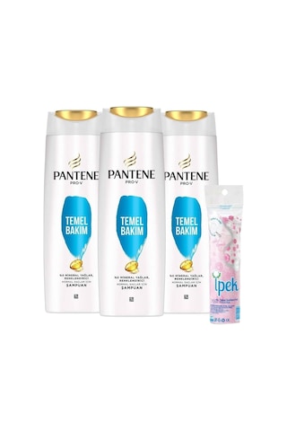 Klasik Bakım Şampuan 400 Ml X3 + Makyaj Pamuğu Tüm Saç Tipleri