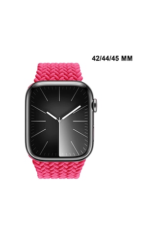 Apple Watch Uyumlu 1/2/3/4/5/6/se/7/8/9seri 42/44/45/49mm Solo Loop Kordon Kayış Silikon Lbeden Mt94