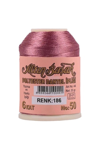 3 Adet Altınbaşak Oya Ve Dantel İpi 20 Gr - Royaleks - No: 186