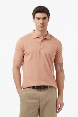 Nautica Erkek Bej Regular Fit Polo Yaka T-shirt-14491