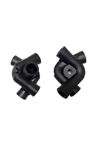 Dolıty 2 Adet Kamp Sandalyesi Bağlantı Parçaları Plaj 13-mm Siyah Çok Renkli