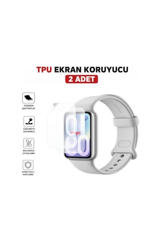 Xiaomi Smart Band 10 Pro Ekran Koruyucu Tpu Film 2 Adet