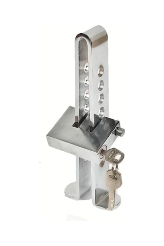 Elmpaly 9 Delik Araç Çalışma Önleyici Kilit Paslanmaz Fren Debriyaj Pedal Kilidi 3 Anahtarlı Güvenlik Koruma Aracı