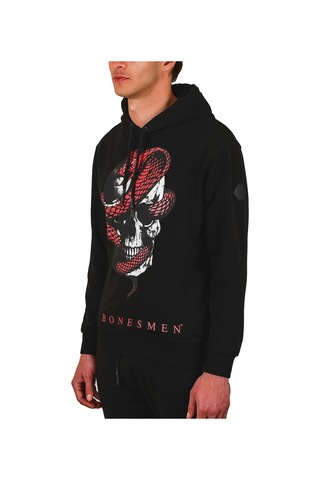 Bonesmen Erkek Kapüşonlu Sweatshirt (463015844) Siyah
