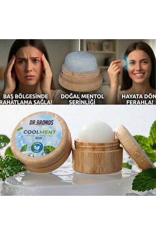 Hmd Coolment Doğal Kristal Mentol Taşı - Baş, Şakak, Boyun Ve Ense İçin Ferahlatıcı Ve Rahatlatıcı Bakım Taşı Nane Yağı Özlü