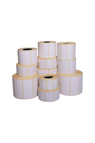 10 Adet 40 Mm X 58 Mm Termal Terazi Barkod Etiketi 600 Sarım Toplam 5000 Etiket Diğer