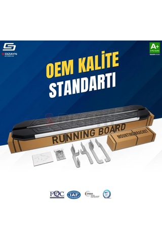 S-dizayn Kgm Musso Grand Newline Aluminyum Yan Basamak 213 Cm 2026 Üzeri A+ Kalite