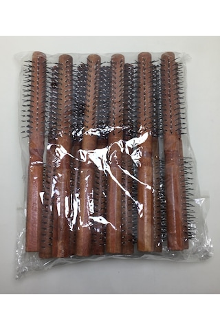 RD-557 Koyu Ahşap Renk Saç Fırçası Tarak