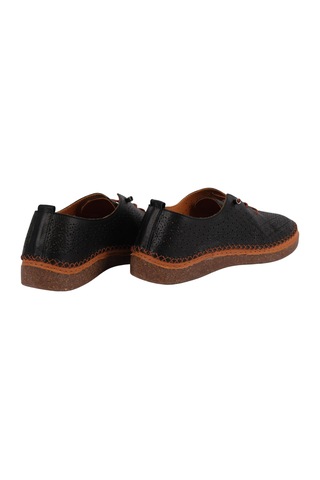 Napa Shoes Kadın Hakiki Deri Konforlu Nefes Alan Esnek Tabanlı Ayakkabı Napa-8208l Siyah