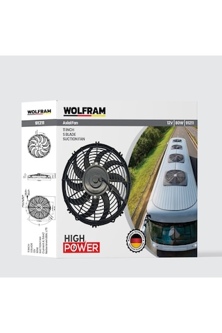 Axial Fan 11 İnch S Kanat Wolfram 91211