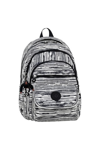 Çantaland Lüx Desenli Orta Boy Sırt Çantası, Maymun Anahtarlık Hediyeli Zebra Desen
