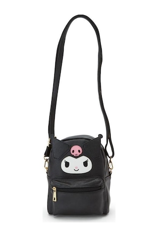 Lyon Çapraz Yayılan Çiftçılı Sırtçantası Kulomi Siyah